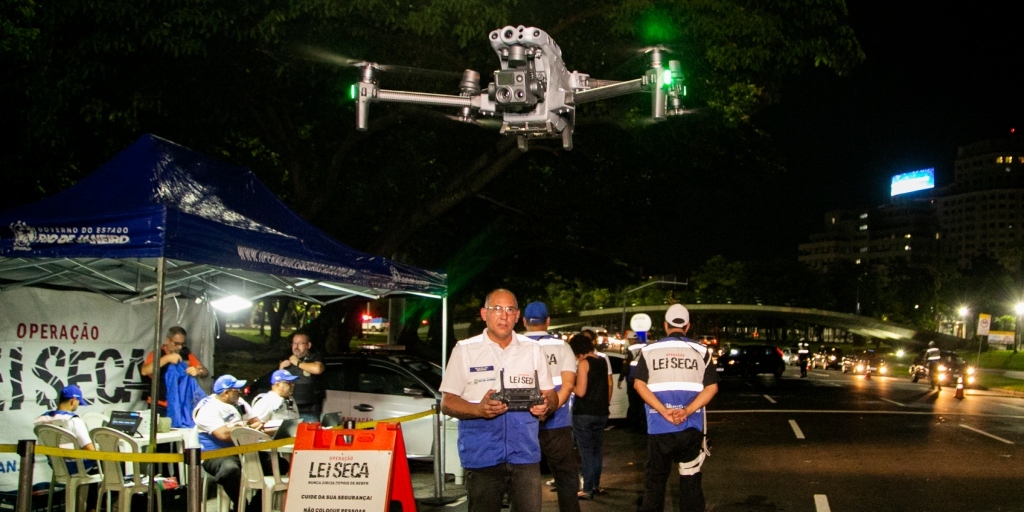 Governo do Rio usará drones na Operação Lei Seca para flagrar motoristas que tentam escapar da fiscalização