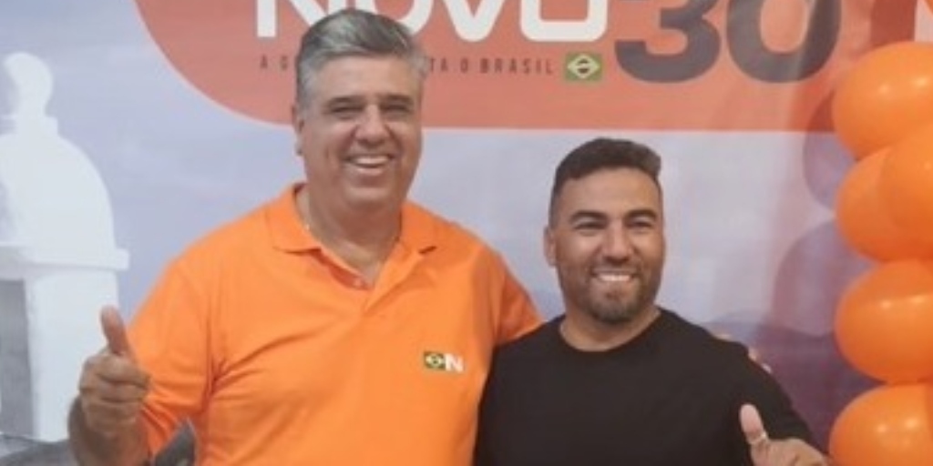 Carlos Júnior (Novo) é o vice de Fernando Luiz (Novo) para as eleições