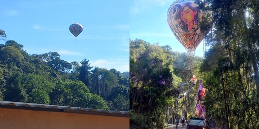 Friburgo registra duas quedas de balão no fim de semana; uma delas deixou mais de 2.000 moradores sem luz