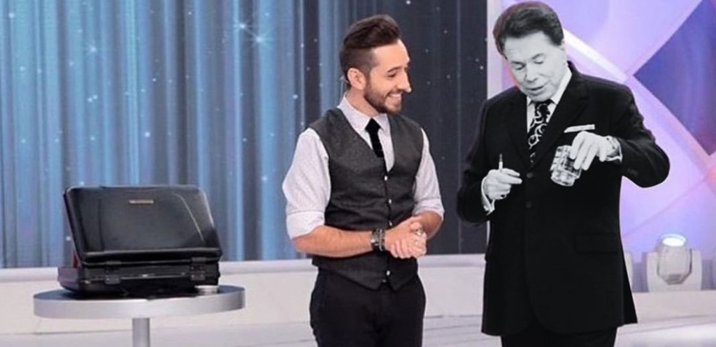 Gustavo usou suas redes sociais para prestar homenagem a Silvio Santos