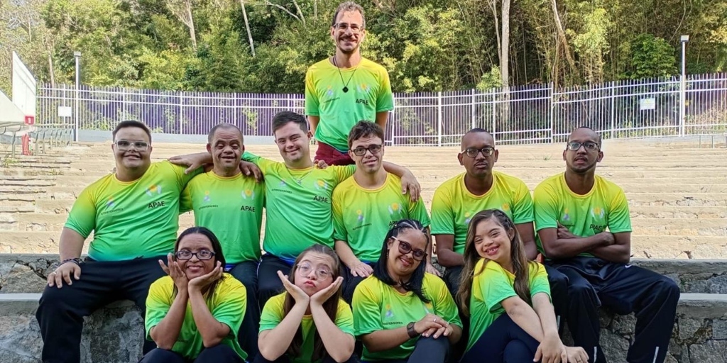 Grupo de dança da Apae Cabo Frio apresentou a coreografia 'As Olimpíadas'