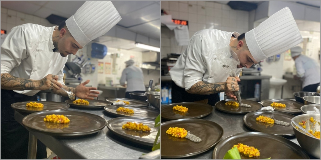 O chefe João Vieira apresentou prato que remeteu às queimadas e foi o vencedor da etapa estadual do Abrachefs