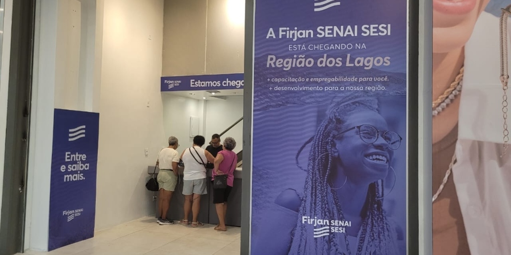 Nova unidade da Firjan Senai Sesi será inaugurada nesta semana na Região dos Lagos do Rio com cursos gratuitos