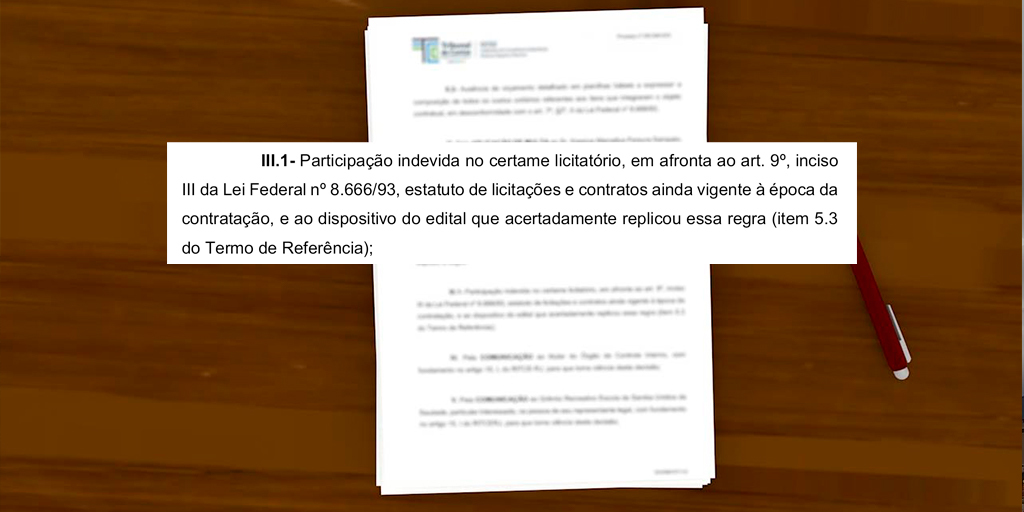 Justificativas do TCE para a aplicação de multa ao responsável pela escola de samba que confeccionou os carros alegóricos