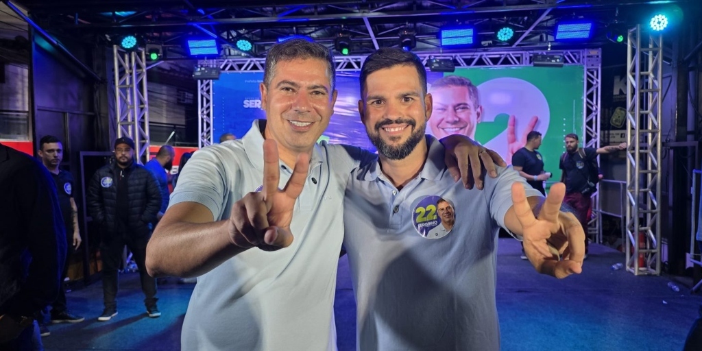 Dr. Serginho  (PL) e Miguel Alencar (União) são candidatos pela coligação 'Cabo Frio Vai Melhorar' 