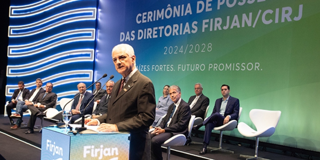 Depois de 29 anos, Federação das Indústrias do Estado do Rio de Janeiro (Firjan) empossa novo presidente