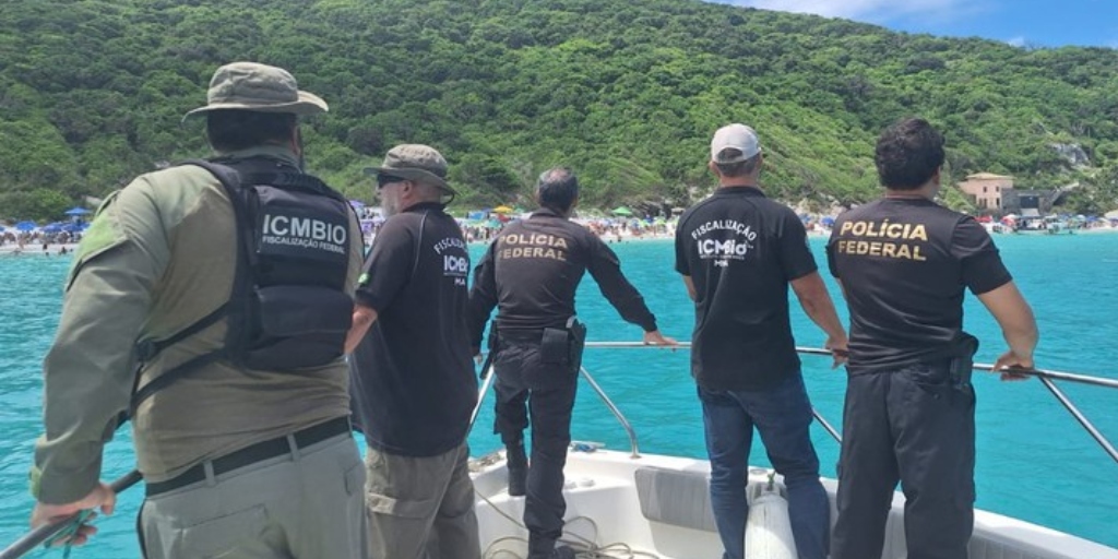 Polícia Federal e ICMBio deflagram operação contra pesca ilegal em Arraial do Cabo