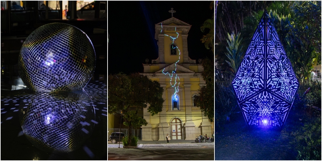 Festival de Luzes - Lumi - traz intervenções que encantam as noites de Nova Friburgo 