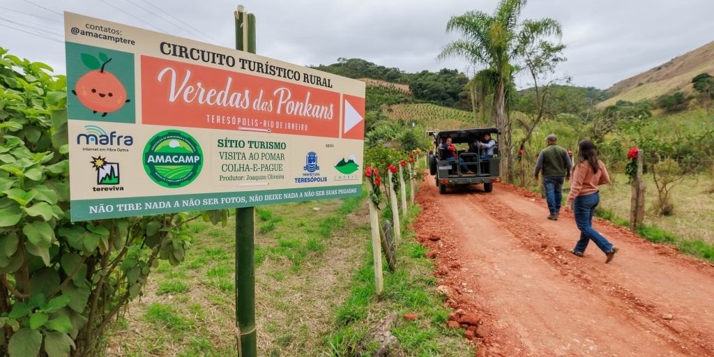 Passeio pelas 'Veredas da Ponkan' será realizado durante a festa