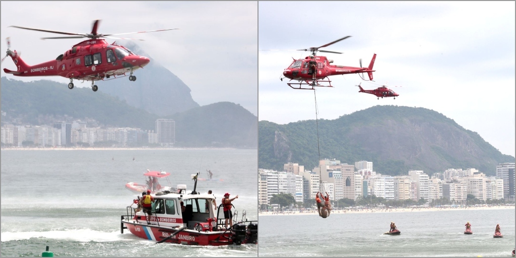 Simulado operacional de salvamento marcou lançamento da Operação Verão