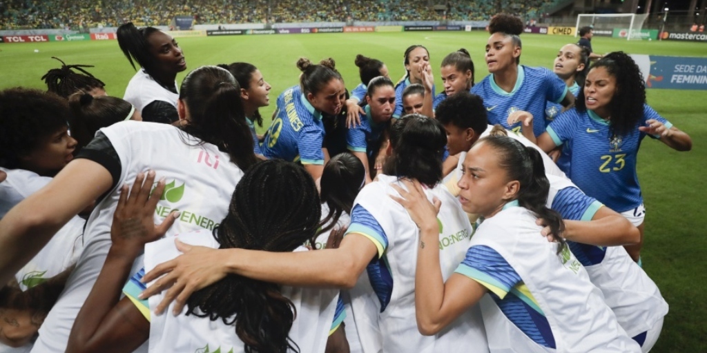 Seleção feminina de futebol se apresenta na Granja Comary, em Teresópolis, visando as Olimpíadas 2024