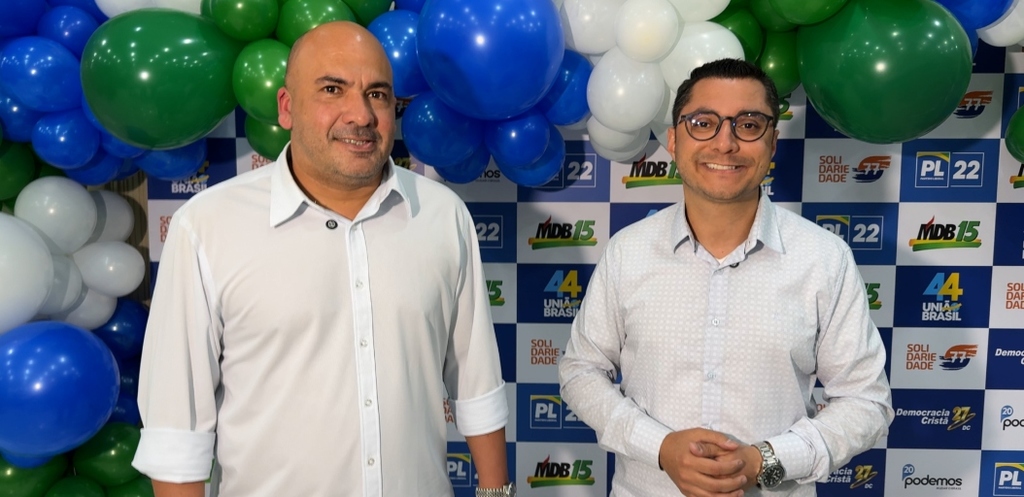 Johnny Maycon (PL) e Rodrigo Ascoly (MDB) são candidatos pela coligação 'Por Amor a Nova Friburgo'